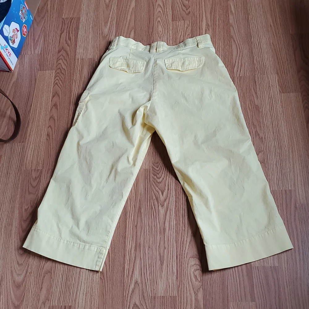 Lee Pale Yellow Cropped Utility Jeans - Picture 5 of 9